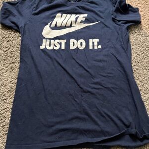 Nike Navy Athletic Cut Tee